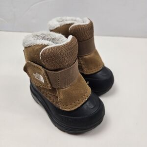 The North Face Kids Tan and Black Boots